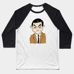 CLASSIC COMEDY CHARACTER MR. BEAN Baseball T-Shirt